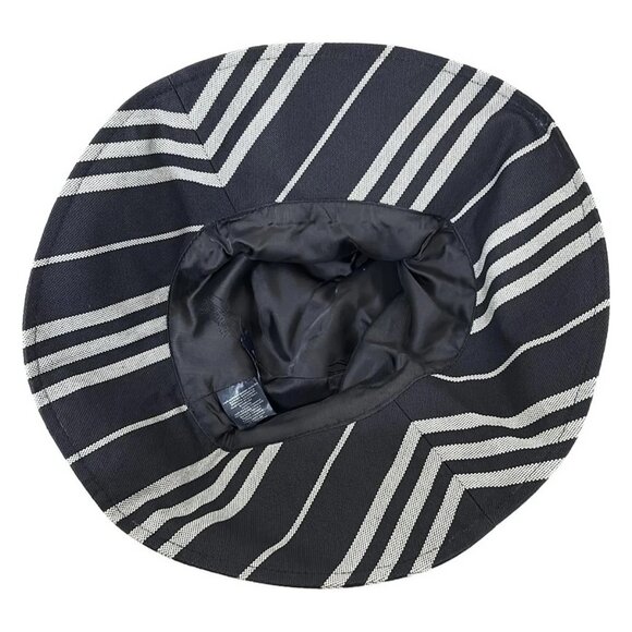 Auth Burberry LONDON - Black Light gray Cotton Rayon Hat - Picture 3 of 9